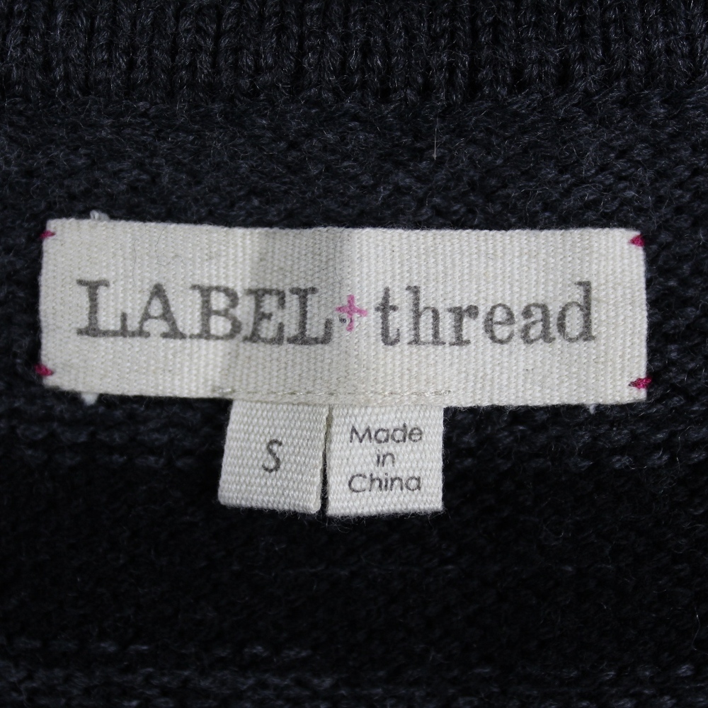 Label + Thread Merino Wool Striped Sweater - image 4
